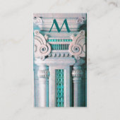 JUSTITIE JURIDISCHE KANTOOR, ATTORNEY Monogram Bla Visitekaartje (Achterkant)