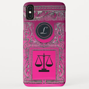JUSTITIE JURIDISCHE KANTOOR, ATTORNEY Monogram roz iPhone XS Max Hoesje