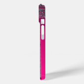 JUSTITIE JURIDISCHE KANTOOR, ATTORNEY Monogram roz Case-Mate iPhone Case (Achterkant / Links)