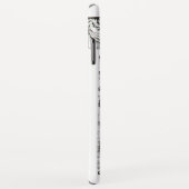 JUSTITIE JURIDISCHE KANTOOR, ATTORNEY Monogram Whi Case-Mate iPhone Case (Achterkant/rechts)