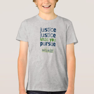 Justitie, justitie zal het T-shirt van het Kind ve