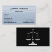 Justitie Kantoor Visitekaartje (Voorkant / Achterkant)