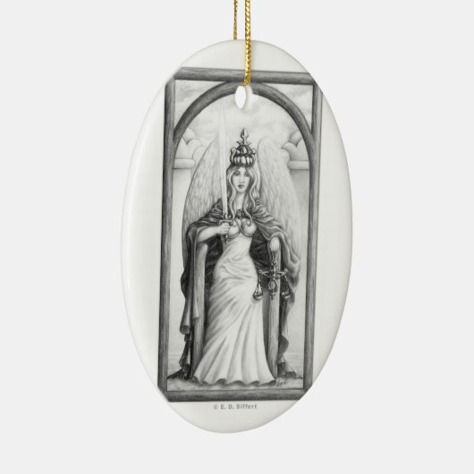 Justitie Keramisch Ornament (Rechts)