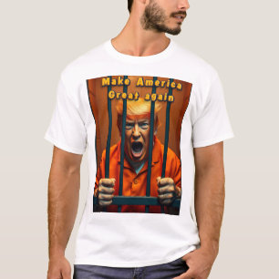 Justitie MAGA Trump steunt Kamala Walz Funny Humor T-shirt