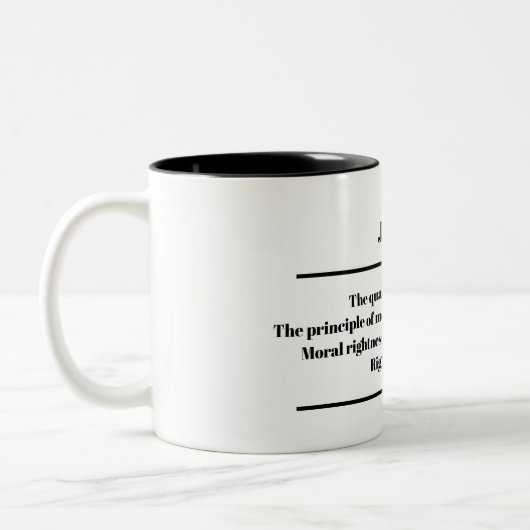 "justitie" - Mok (Links)