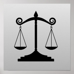 Justitie op verloop poster