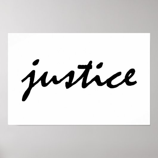 Justitie Poster (Voorkant)