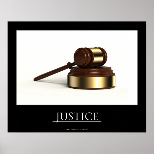 Justitie Poster (Voorkant)