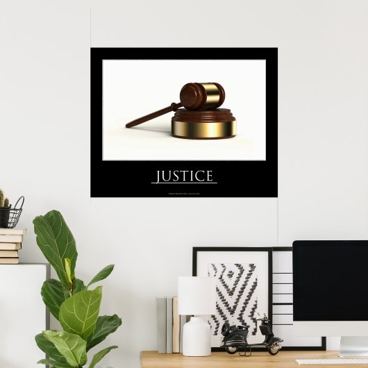Justitie Poster (Thuiskantoor)