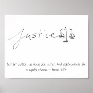 Justitie (Poster) Poster