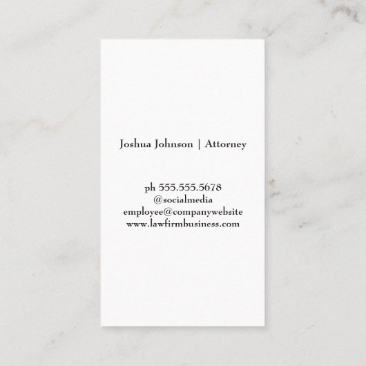 Justitie Schalen | Wet Afsprakenkaartje (Achterkant)