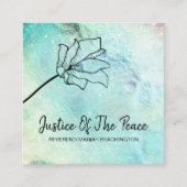 *~* JUSTITIE VAN DE VREDESKraters - Vloermotoren Vierkante Visitekaartje (Voorkant)