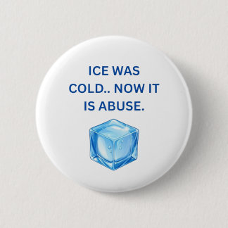 Justitie & Verantwoordingsknop — ICE Mensenrechten Ronde Button 5,7 Cm
