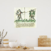 Justitieel Duel Poster (Keuken)