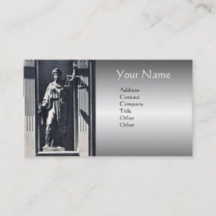 JUSTITIEKAMER, ADVOCAAT Platinum Monogram Visitekaartje