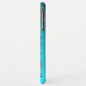 JUSTITIEKANTOR, ADVOCAAT Monogram blauw Case-Mate iPhone Case (Achterkant/links)