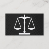 justitiële schaal visitekaartje (Achterkant)