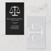 justitiële schaal visitekaartje (Voorkant / Achterkant)