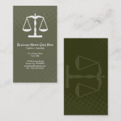 justitiële schaal visitekaartje (Voorkant / Achterkant)