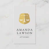 Justitieschalen | Advocaat Afsprakenkaartje (Voorkant)