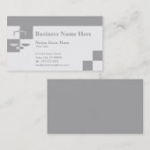 justitietoppen visitekaartje (Voorkant / Achterkant)