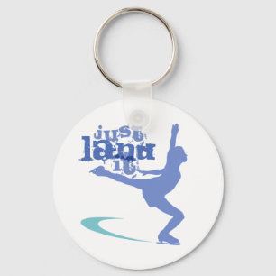 justlandit Ice Skater Sleutelhanger
