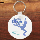 justlandit Ice Skater Sleutelhanger (Voorkant)