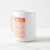 JUSTRUN Beker Koffiemok (Voorkant links)