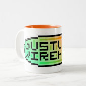 JustWall WireHead-Mok Tweekleurige Koffiemok (Voorkant links)