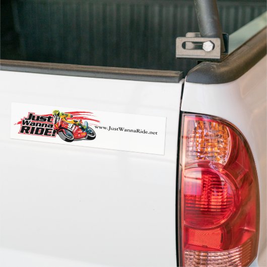 JustWannaRide.net-Bumpersticker Bumpersticker (Op Truck)