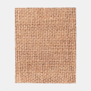 Jute bag sack beige kleur bruin fleece deken