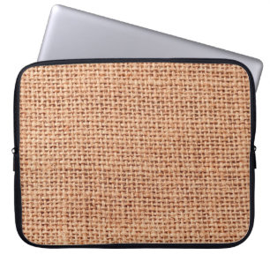 Jute bag sack beige kleur bruin laptop sleeve