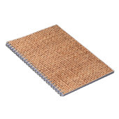 Jute bag sack beige kleur bruin notitieboek (Rechterzijde)
