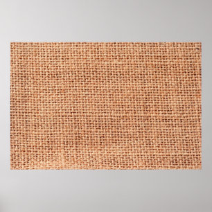 Jute bag sack beige kleur bruin poster