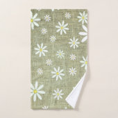 jute daisy handdoek set (Handdoek)