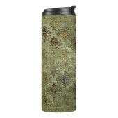  jute damast patroon thermosbeker (Gedraaid links)