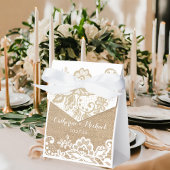 jute en kant rustieke land bruiloft bedankdoosjes