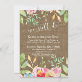 Jute kant lichtsnoeren wij doen nog jubileum kaart (Voorkant)