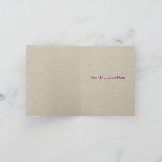 Jute Ruw Roze Metselarenpotten Bedankkaart (Binnen)