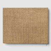 Jute Strandhuis Gastenboek (Achterkant)
