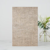 Jute Textile Briefpapier (Staand voorkant)