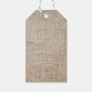 Jute Textile Cadeaulabel