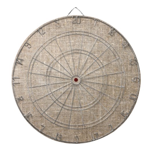 Jute Textile Dartbord (Voorkant)