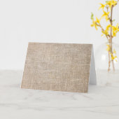 Jute Textile Kaart (Gele Bloem)
