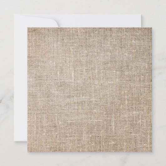 Jute Textile Kaart (Voorkant)