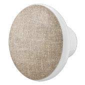 Jute Textile Keramische Knop (Rechts)