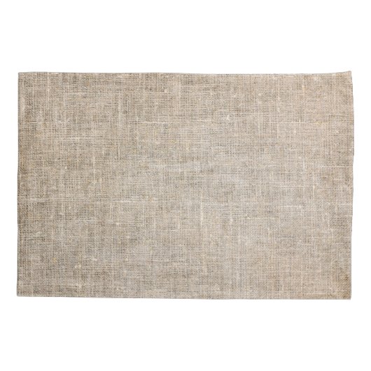 Jute Textile Kussensloop (Achterkant)