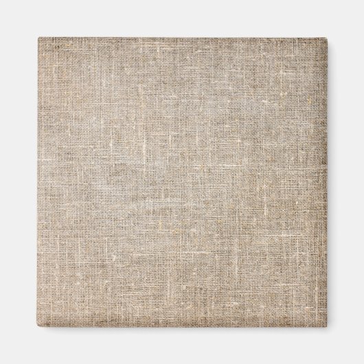 Jute Textile Magneet (Voorkant)