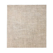 Jute Textile Notitieblok (Voorkant)