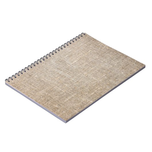 Jute Textile Notitieboek (Linkerzijde)